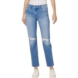 Joe's Jeans High Rise Straight Leg Jeans Women's Size 30 Ankle Distressed Blue